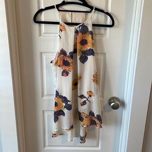 Lush Chiffon Floral tunic top